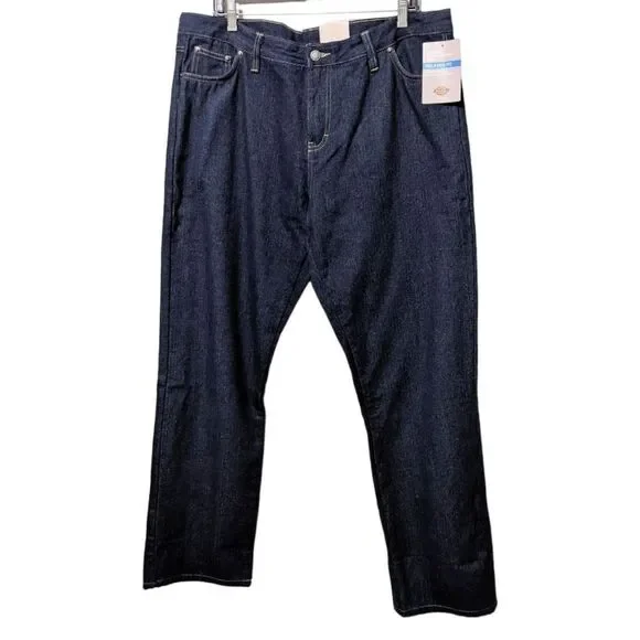 NWT DICKIES Women's Denim Flannel Lined Relaxed Fit Jeans 16 - Picture 3 of 13